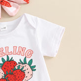 Berry Good Strawberry Outfit Set Hippo Boutique