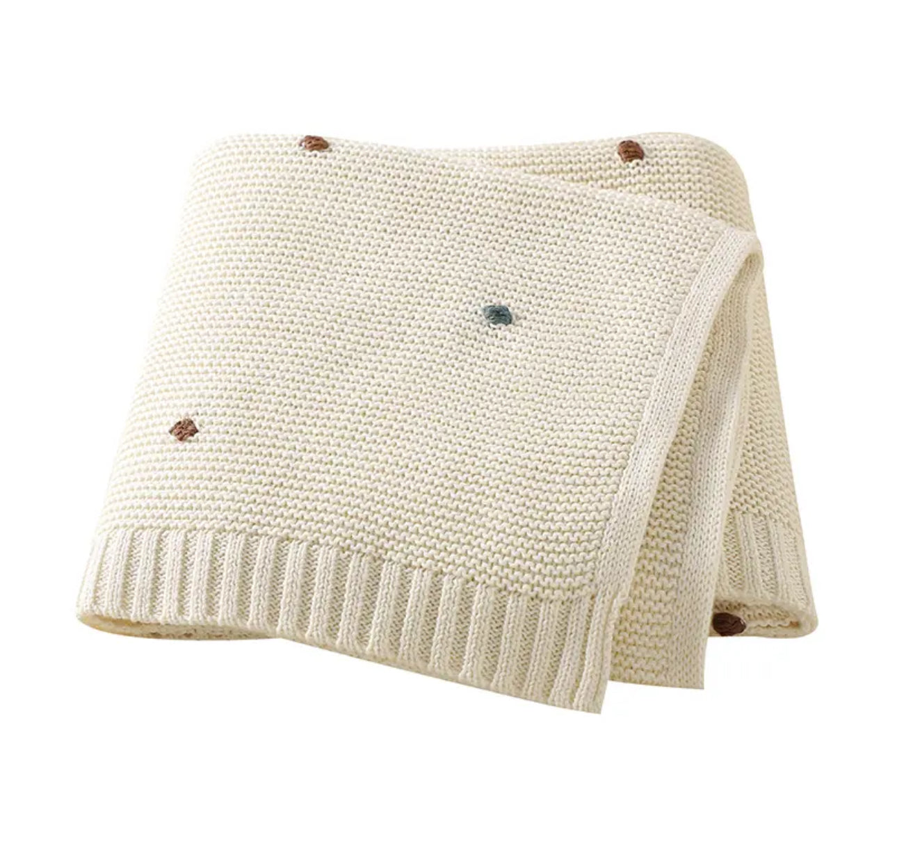Baby Knit Swaddle Blanket Hippo Boutique