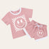 Smile Baby & toddler waffle cotton outfit Hippo Boutique