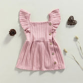 Knitted Sleeveless Baby Dress Hippo Boutique