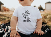 Meow Cat Baby & Toddler tshirt Hippo Boutique