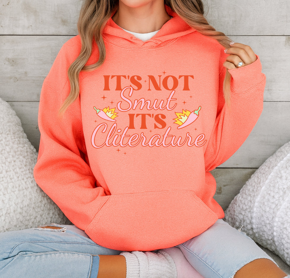 Women’s Bookish Sweatshirts & Hoodies - It’s Not Smut Hippo Boutique