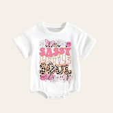 Retro Sassy Little Soul Baby Girl t-shirt Bubble Romper Hippo Boutique