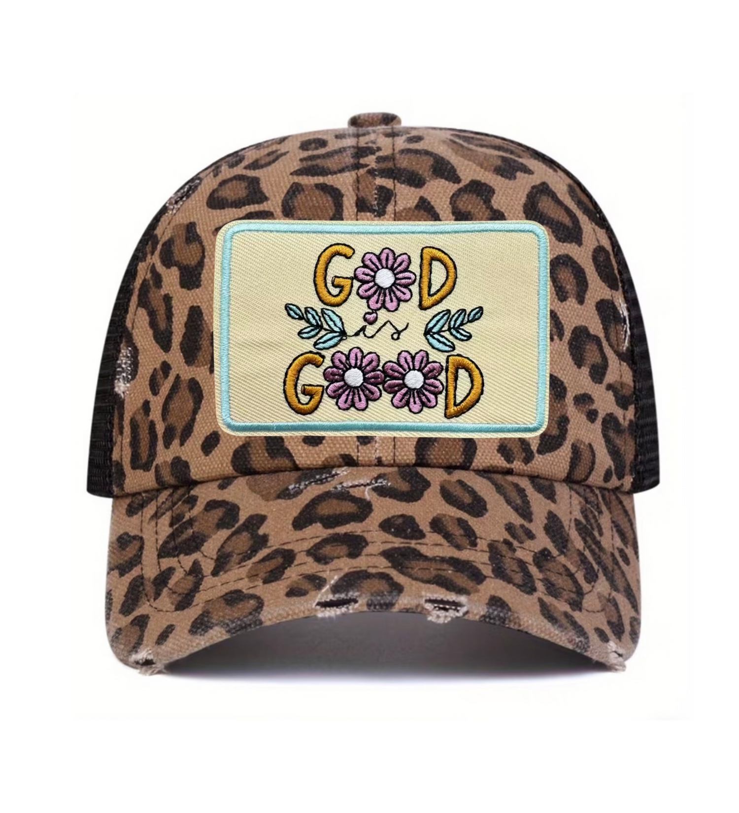 God Is Good Trucker Mesh Hats Hippo Boutique