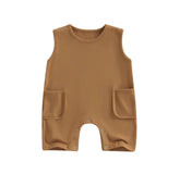 Baby & toddler sleeveless romper bodysuit Hippo Boutique