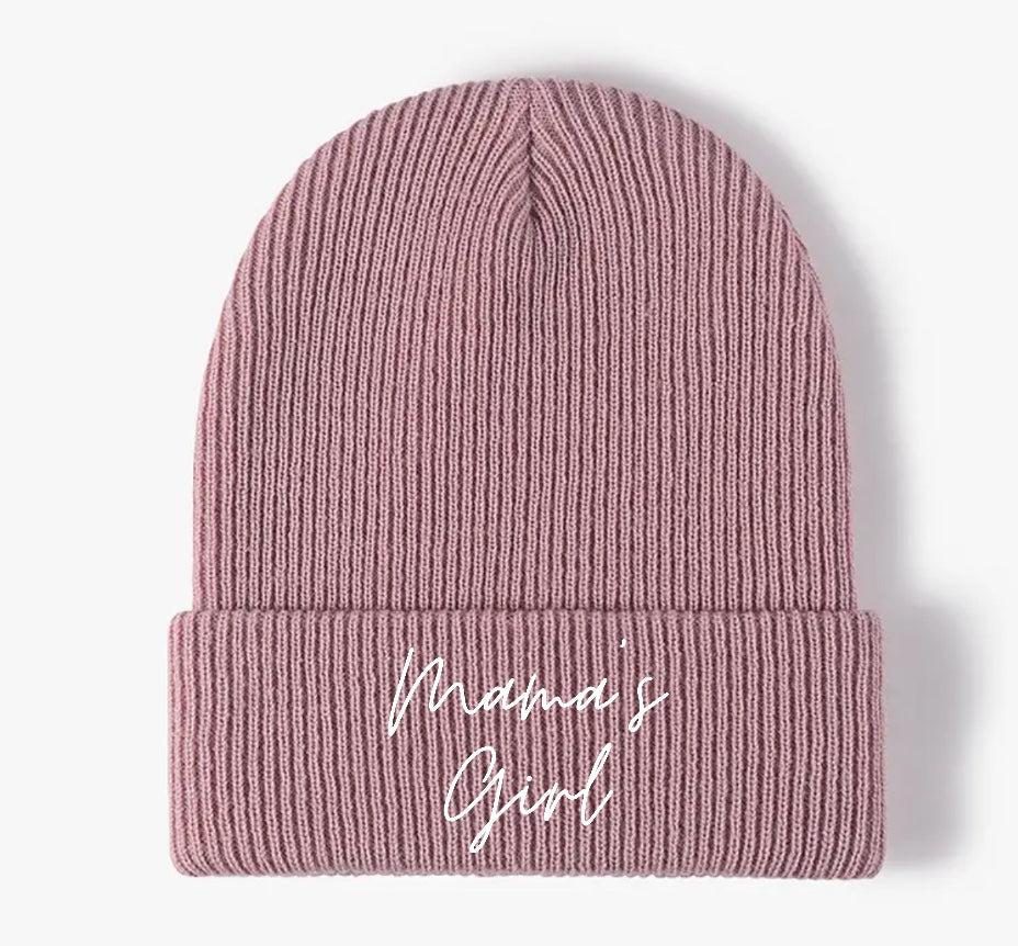 Mama’s Girl Baby Beanies Hippo Boutique