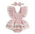 Baby Floral Sleeveless Ruffled Dress Bodysuit Hippo Boutique