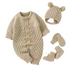 Baby Knit Bodysuit Set with Boots Hat & Mitts Hippo Boutique