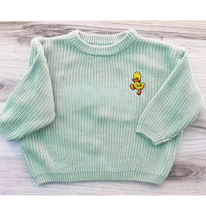 Duck Baby & Toddler knit Sweaters Hippo Boutique
