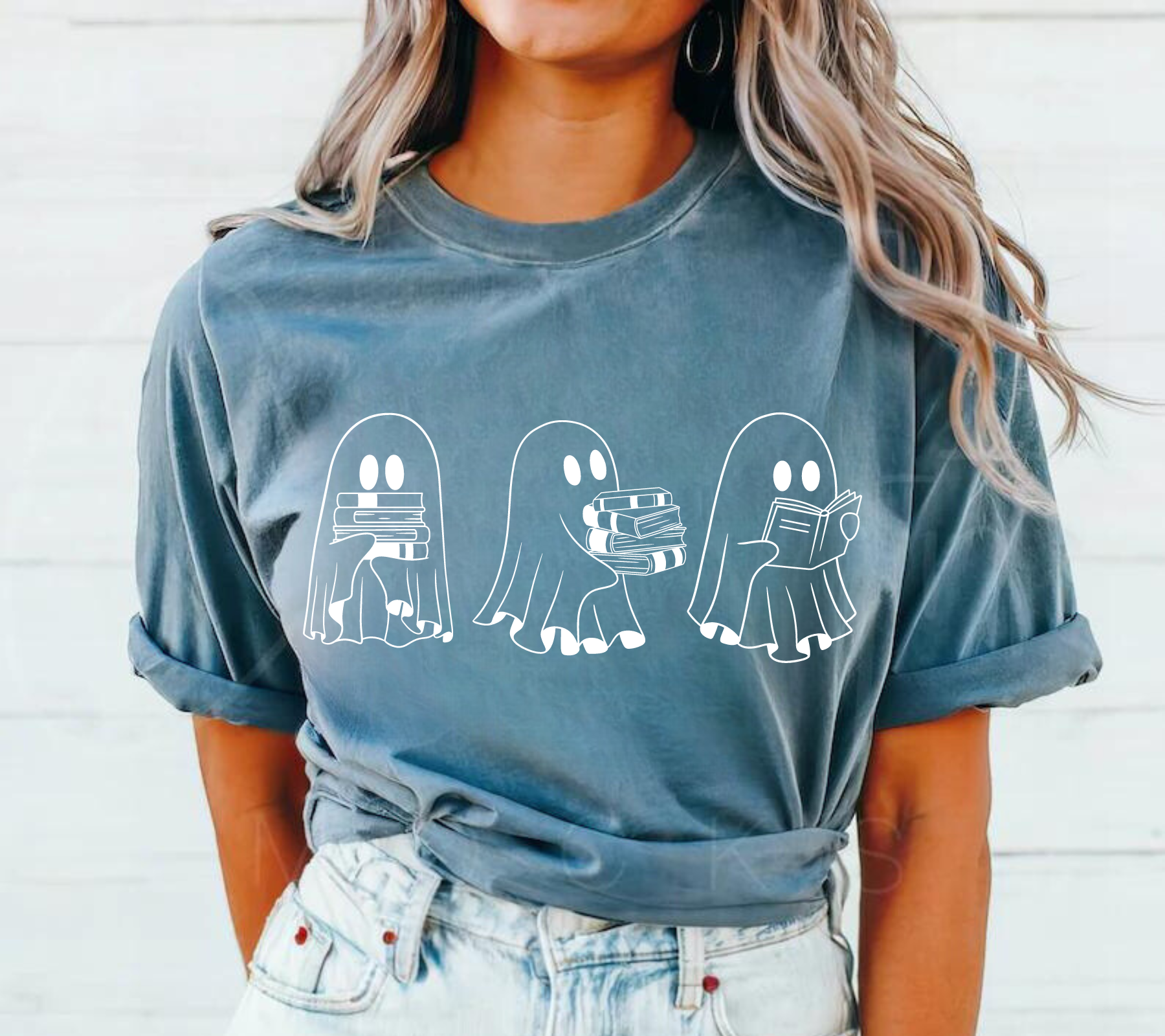 Floral Ghost T-Shirt Hippo Boutique