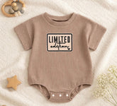Baby romper tshirt bodysuit - Embroidered Limited Edition Hippo Boutique