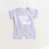 Lil Man baby boy romper bodysuit Hippo Boutique