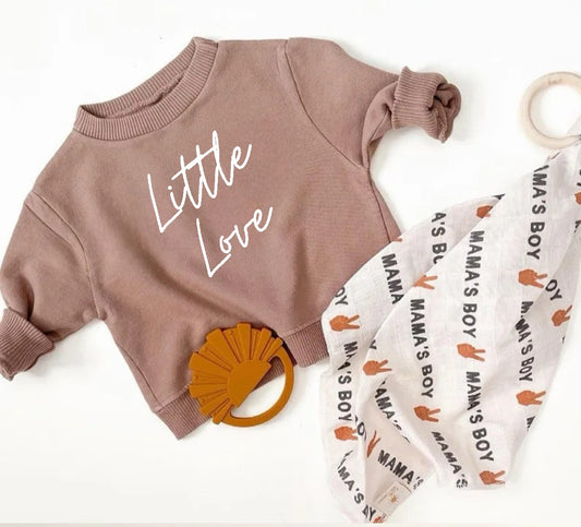 Little Love Baby & Toddler Oversized Cotton Sweatshirts Hippo Boutique