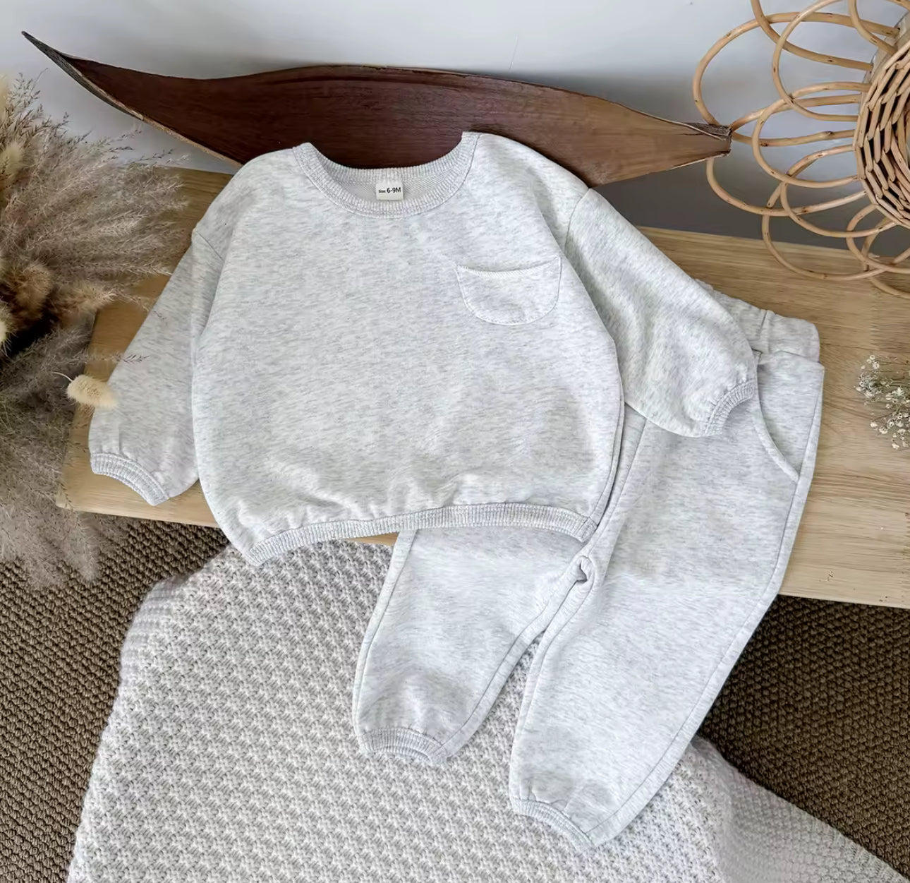 Baby & Toddler Sweatshirt & Joggers Set Hippo Boutique
