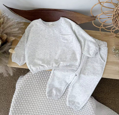Baby & Toddler Sweatshirt & Joggers Set Hippo Boutique