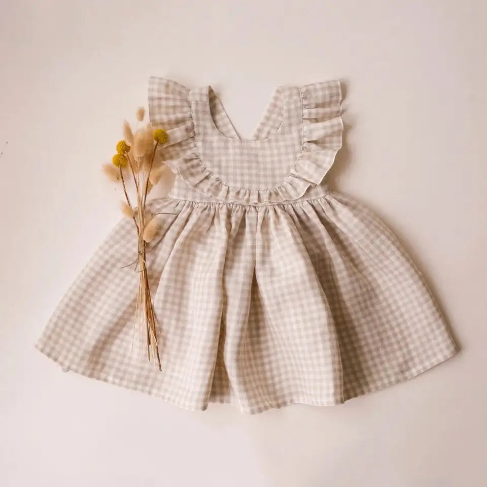Sleeveless Cotton Linen Dress Outfit Hippo Boutique