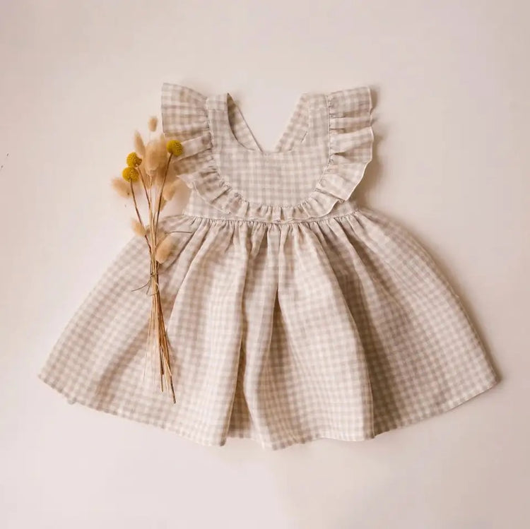 Sleeveless Cotton Linen Dress Outfit Hippo Boutique