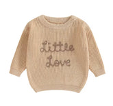 Baby & Kids Embroidered Little Love knit Sweaters Hippo Boutique