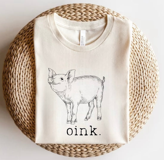 Oink Piggy Women’s T-Shirts Hippo Boutique