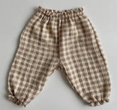 Organic Cotton Baby & Toddler Pants – Neutral Loose Fit Hippo Boutique