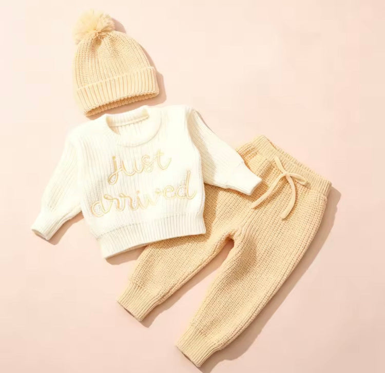 Newborn Baby Knit Coming Home Outfit Hippo Boutique