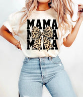 T-Shirts Sweatshirts & Hoodies - Leopard Bow Mama (Copy) Hippo Boutique
