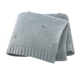 Baby Knit Swaddle Blanket Hippo Boutique