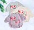 Merry and Bright Christmas baby Oversized Sweatshirt Romper Hippo Boutique