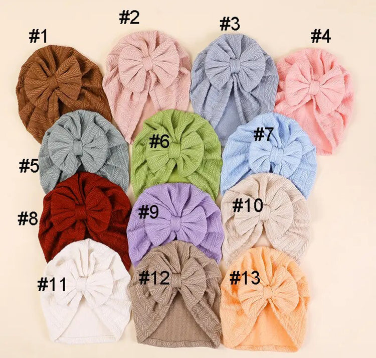 Baby Girl Bow Headbands Hippo Boutique