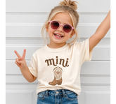 Mama & Mini Matching T-Shirts & Romper - Cowboy Boot Hippo Boutique