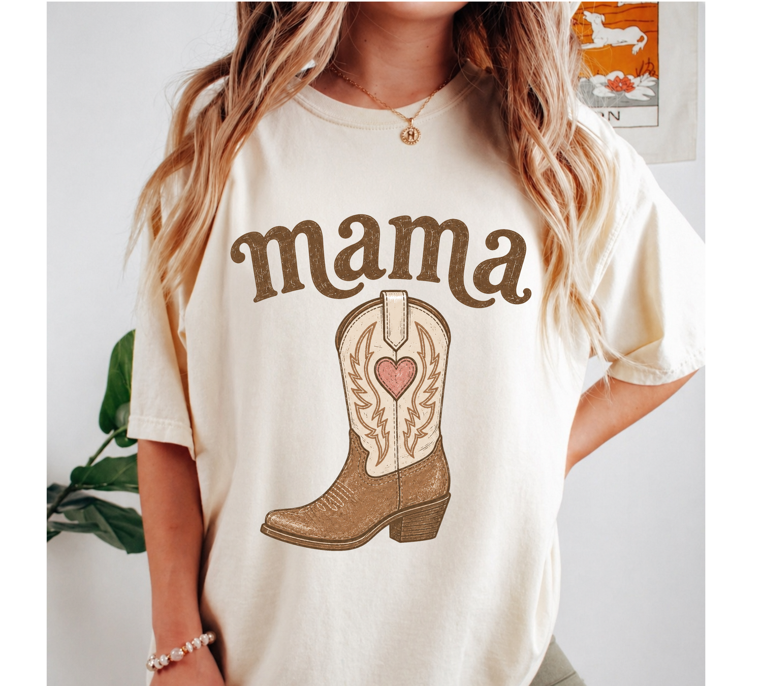 Mama & Mini Matching T-Shirts & Romper - Cowboy Boot Hippo Boutique