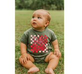 Baby t-shirt Bubble Romper - Sweet Cherry Hippo Boutique