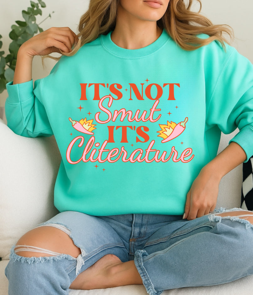 Women’s Bookish Sweatshirts & Hoodies - It’s Not Smut Hippo Boutique