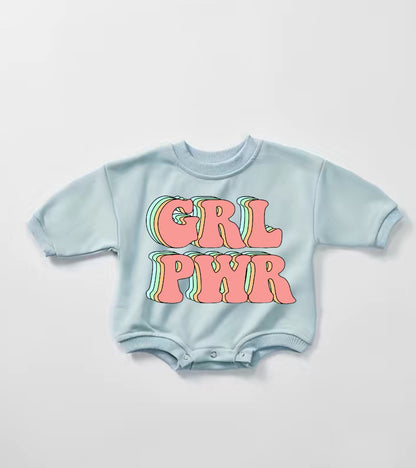 Bear Baby sweatshirt ROMPER bodysuit baby clothes sweatshirt Hippo Boutique
