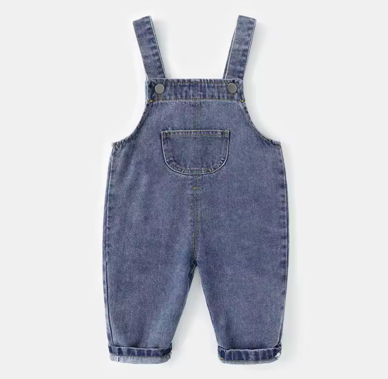 Baby & Toddler Denim Coveralls Hippo Boutique