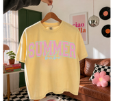 Cropped Top & T-Shirts - Summer Babe Hippo Boutique