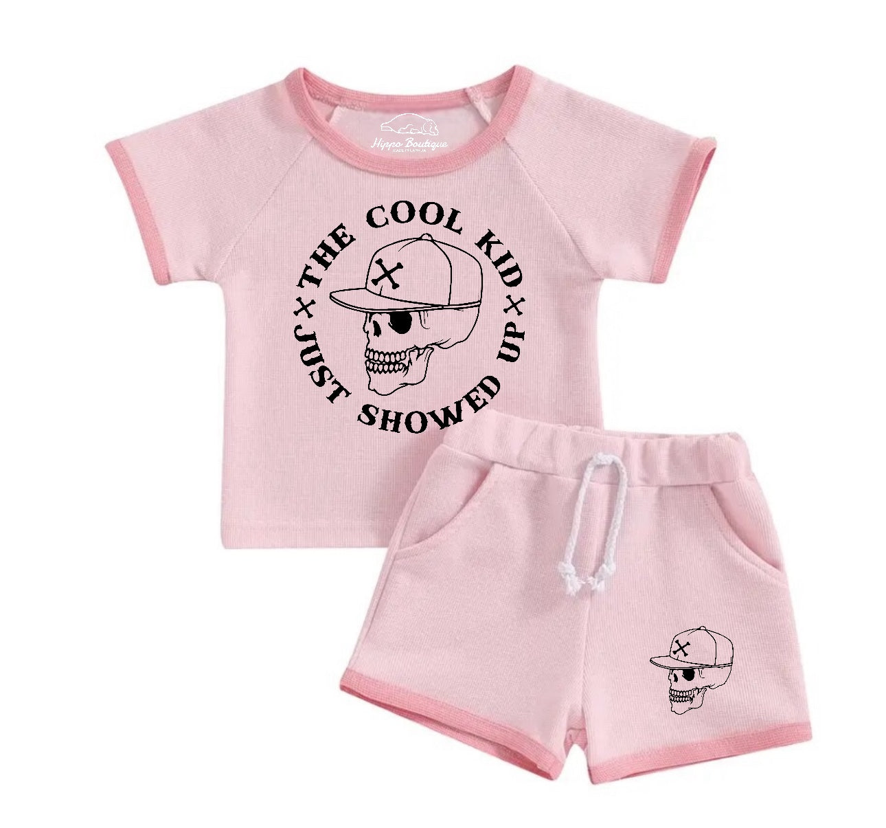 Cool Kid Baby & toddler shorts and t-shirt outfit Hippo Boutique