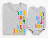 Mama & Mini Matching T-Shirts & Romper - You are my sunshine Hippo Boutique