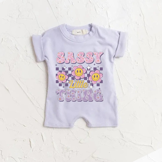 Sassy Thing baby romper bodysuit Hippo Boutique