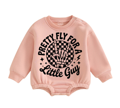 Soft warm fleece oversized Romper - Pretty Fly