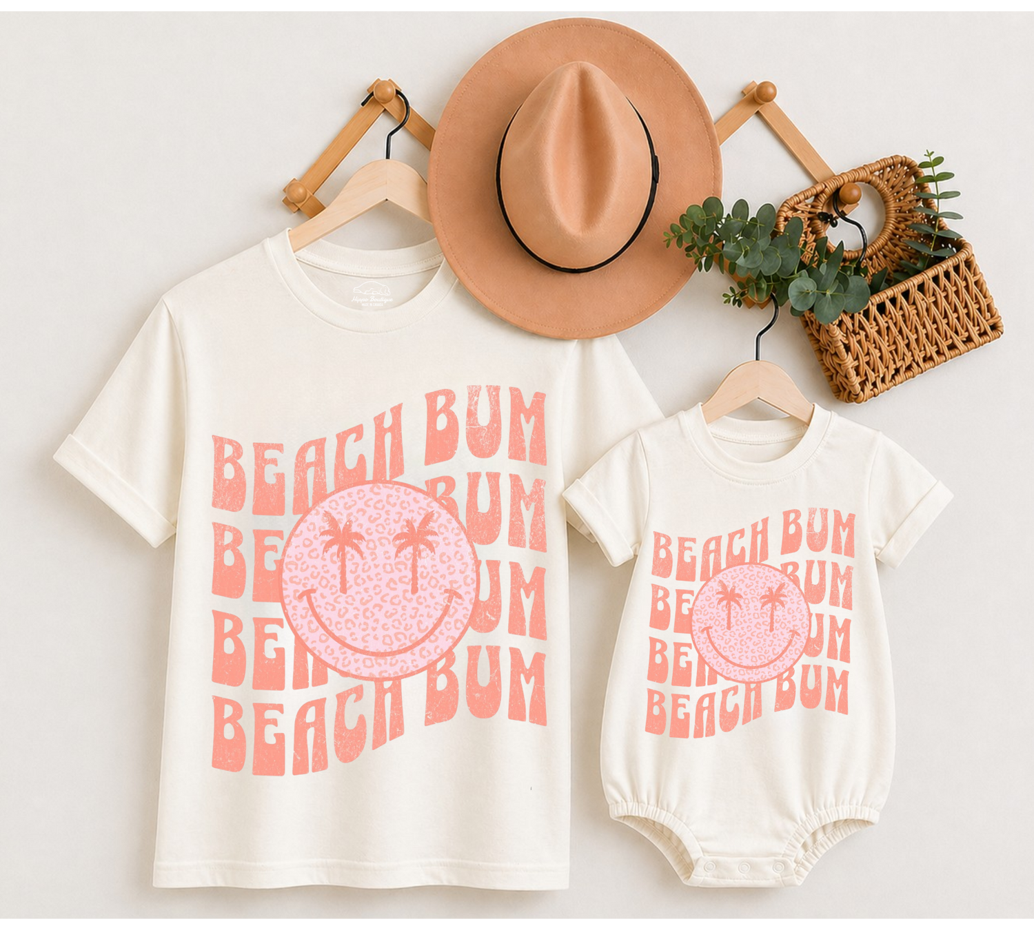 The cutest matching t-shirt and romper for mama and her little one. ❤️