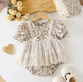 Floral Romper Bodysuit Dress Hippo Boutique