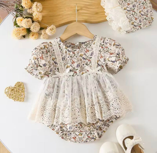 Floral Romper Bodysuit Dress Hippo Boutique
