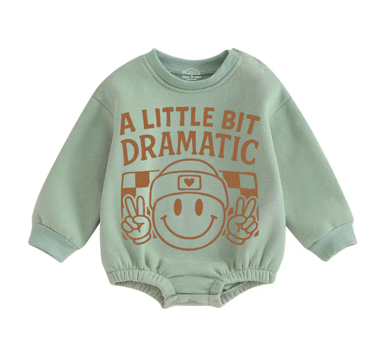 Soft warm fleece oversized Romper - A Little Bit Dramatic Hippo Boutique