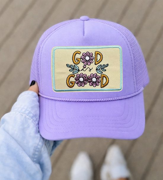 God Is Good Trucker Mesh Hats Hippo Boutique