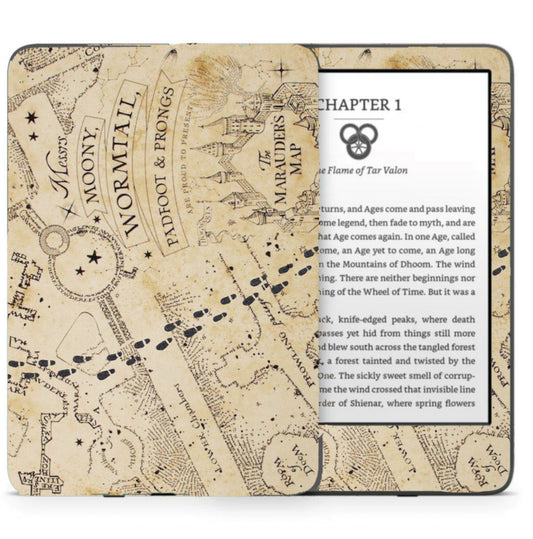 Kindle Skin - Wizard Map Hippo Boutique