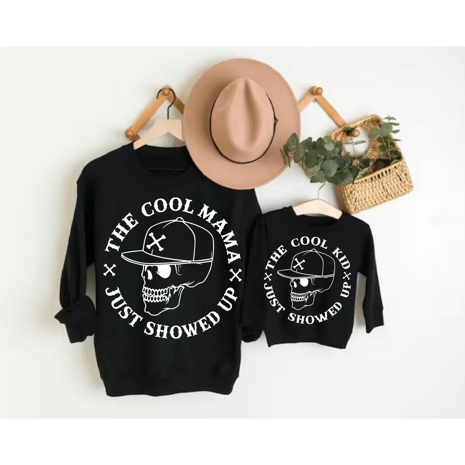 Mama & Mini Matching Sweatshirts - Cool kid Hippo Boutique
