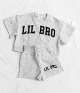 Little Bro Baby Boy T-Shirt & Shorts Set Hippo Boutique
