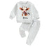 Moo Cow Baby Outfit set sweatshirt and pants Hippo Boutique