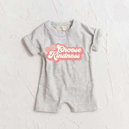 Choose Kindness Baby romper bodysuit Hippo Boutique